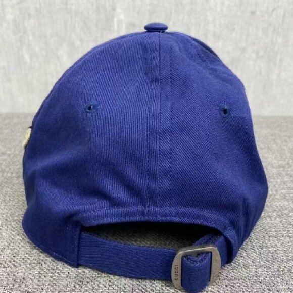 NWT Authentic Gucci x NFL Yankees Butterfly Embroidered Baseball Cap Hat Blue - Picture 6 of 6